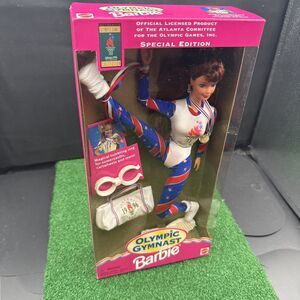 1996 Atlanta OLYMPIC GYMNAST Special Edition BARBIE Doll Mattel 1995 NEW in‎ Box